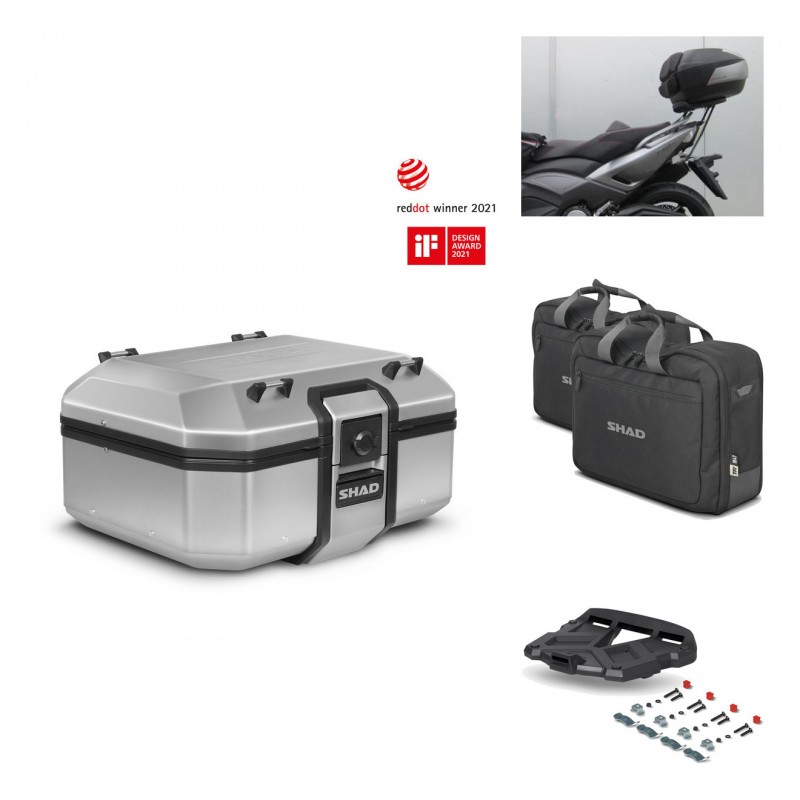 SHAD Baul trasero + parrilla soporte montaje accesorios TR37 TERRA KIT-446827