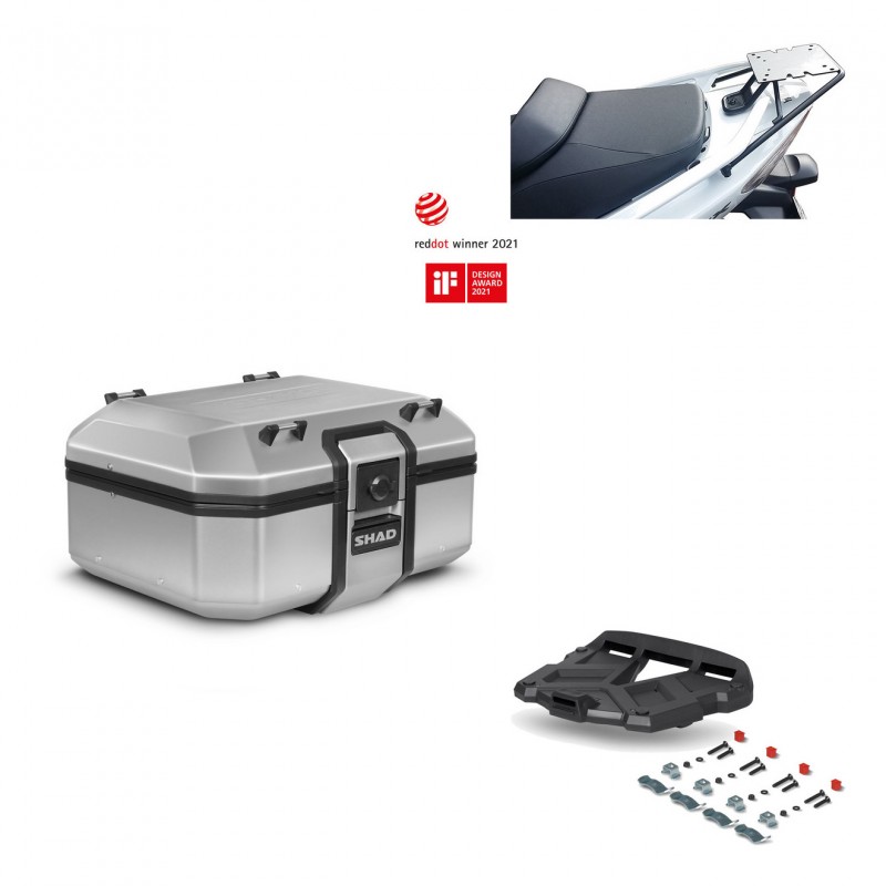 SHAD Baul trasero + parrilla soporte montaje TR37 TERRA KIT-446829