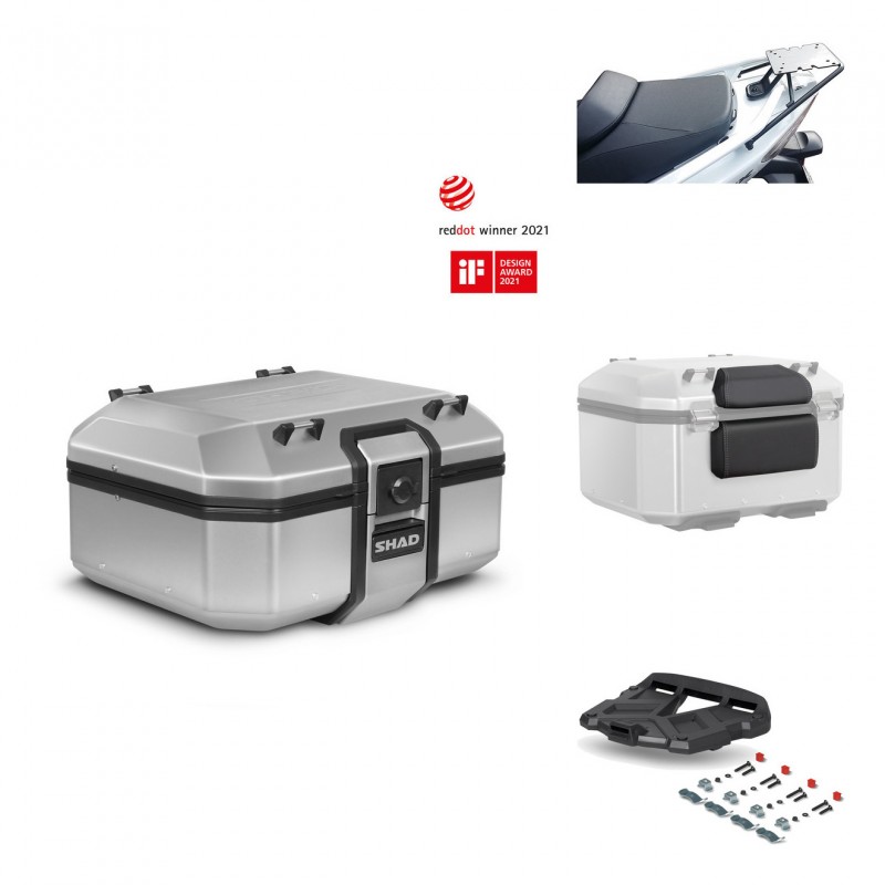 SHAD Baul trasero + parrilla soporte montaje accesorios TR37 TERRA KIT-446830