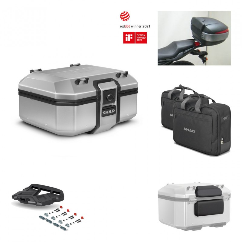 SHAD Baul trasero + parrilla soporte montaje accesorios TR37 TERRA KIT-446840
