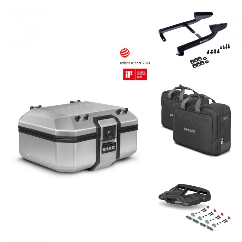 SHAD Baul trasero + parrilla soporte montaje accesorios TR37 TERRA KIT-446843