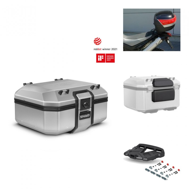SHAD Baul trasero + parrilla soporte montaje accesorios TR37 TERRA KIT-446850
