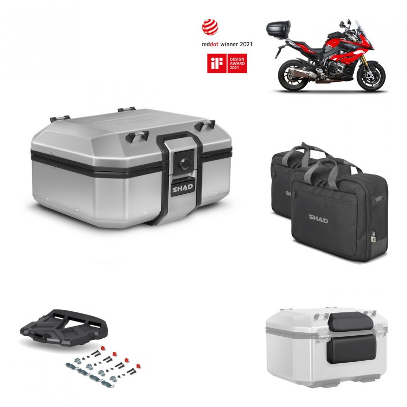 SHAD Baul trasero + parrilla soporte montaje accesorios TR37 TERRA KIT-446872