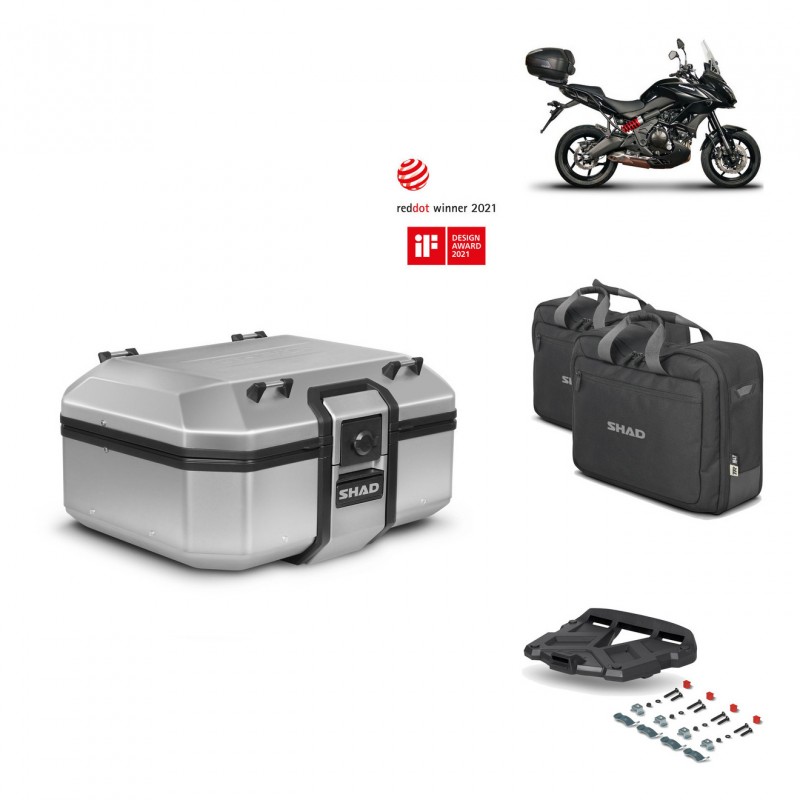 SHAD Baul trasero + parrilla soporte montaje accesorios TR37 TERRA KIT-446891
