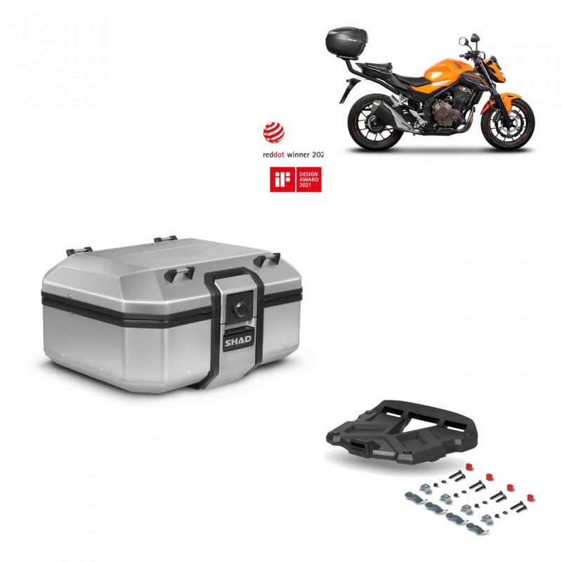 SHAD Baul trasero + parrilla soporte montaje TR37 TERRA KIT-446921