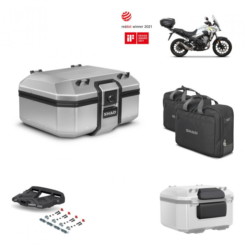 SHAD Baul trasero + parrilla soporte montaje accesorios TR37 TERRA KIT-446928