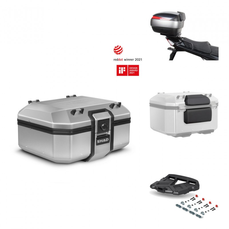 SHAD Baul trasero + parrilla soporte montaje accesorios TR37 TERRA KIT-446949