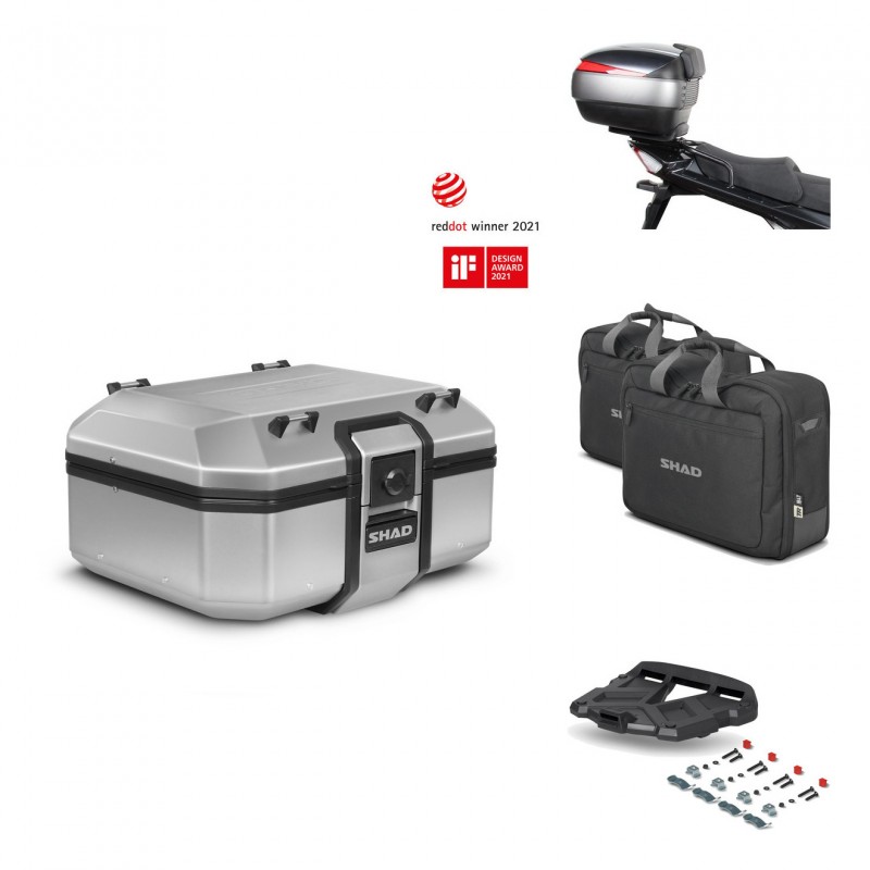 SHAD Baul trasero + parrilla soporte montaje accesorios TR37 TERRA KIT-446950