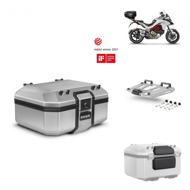 SHAD Baul trasero + parrilla soporte montaje accesorios TR37 TERRA KIT-446969