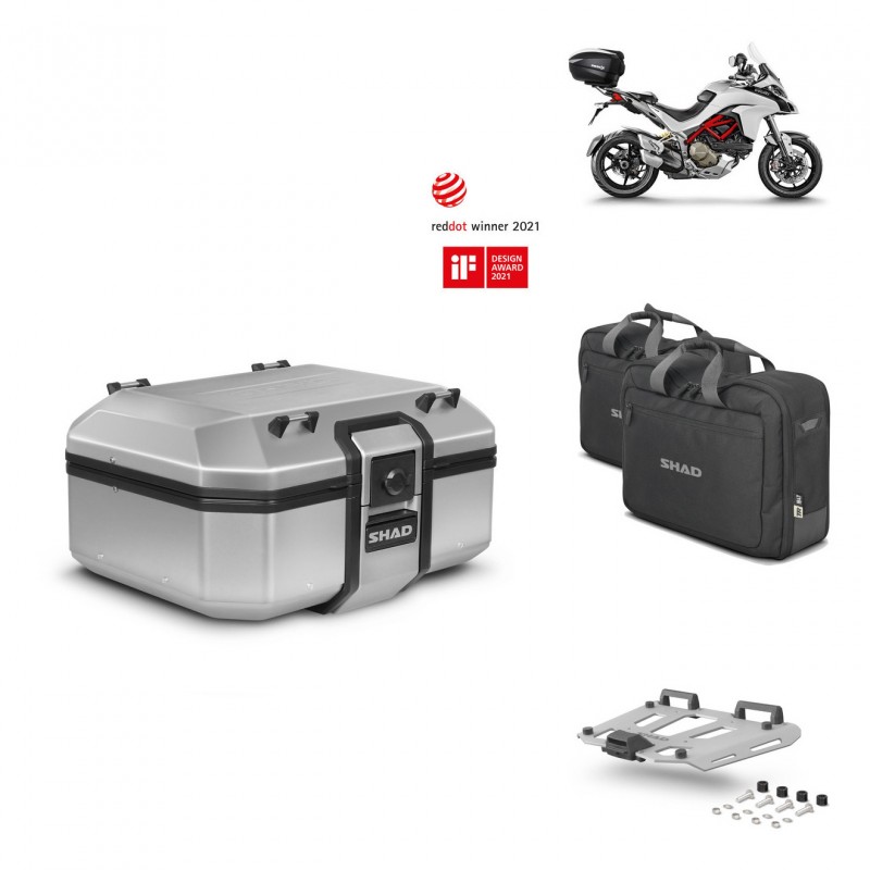 SHAD Baul trasero + parrilla soporte montaje accesorios TR37 TERRA KIT-446970