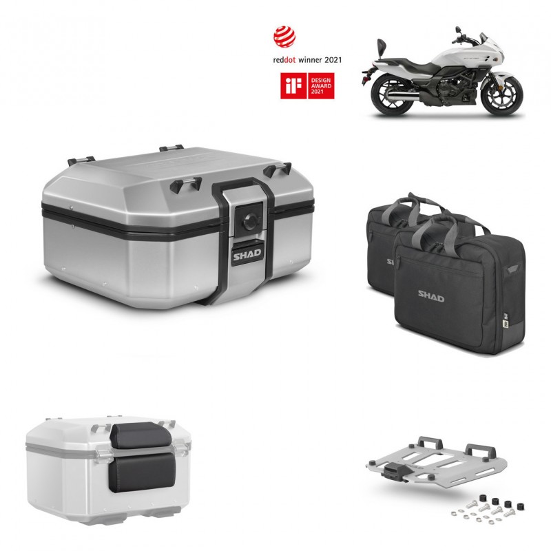 SHAD Baul trasero + parrilla soporte montaje accesorios TR37 TERRA KIT-446982
