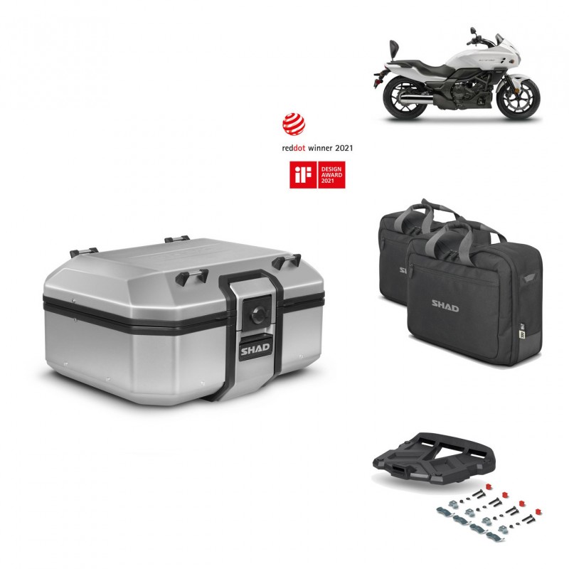 SHAD Baul trasero + parrilla soporte montaje accesorios TR37 TERRA KIT-446988