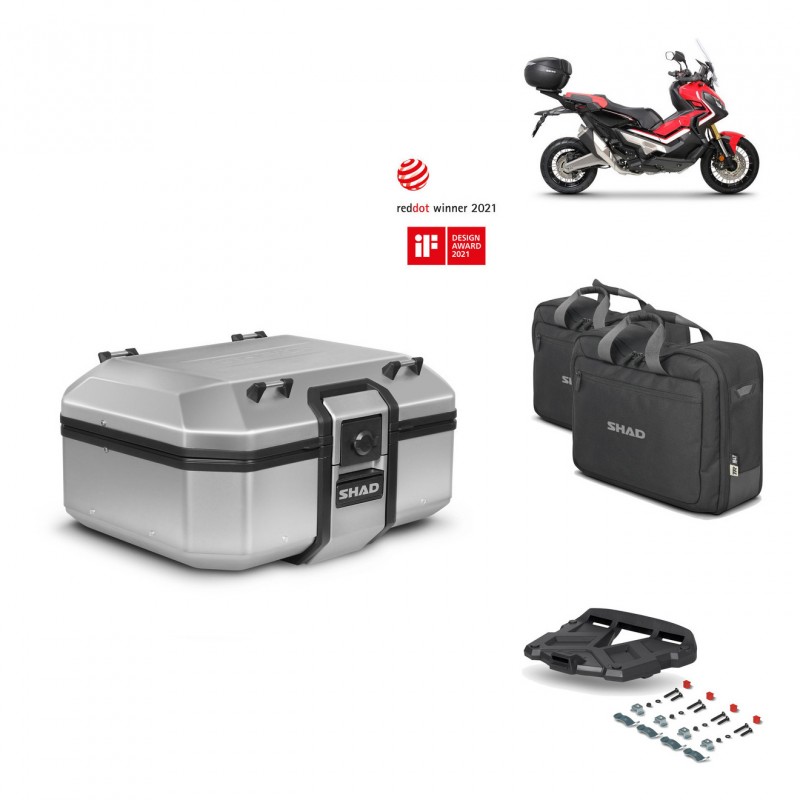SHAD Baul trasero + parrilla soporte montaje accesorios TR37 TERRA KIT-446996