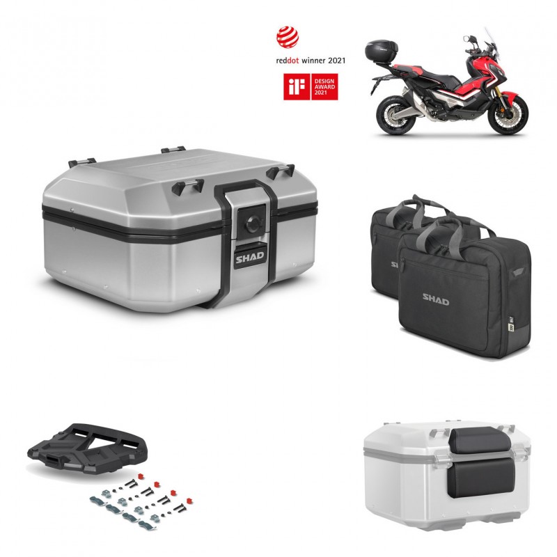 SHAD Baul trasero + parrilla soporte montaje accesorios TR37 TERRA KIT-446997