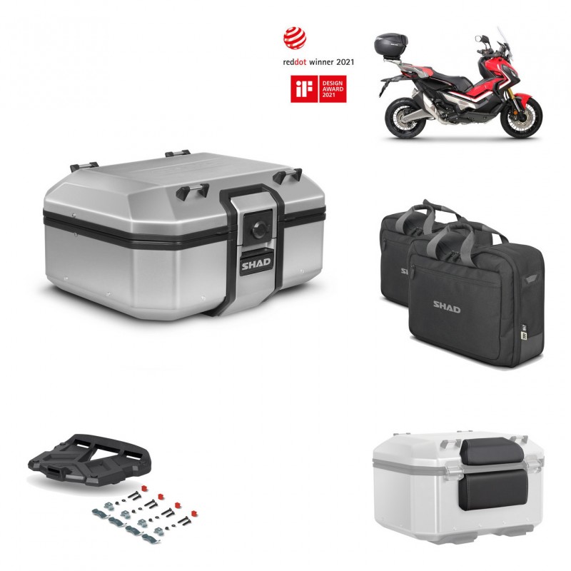 SHAD Baul trasero + parrilla soporte montaje accesorios TR37 TERRA KIT-447001