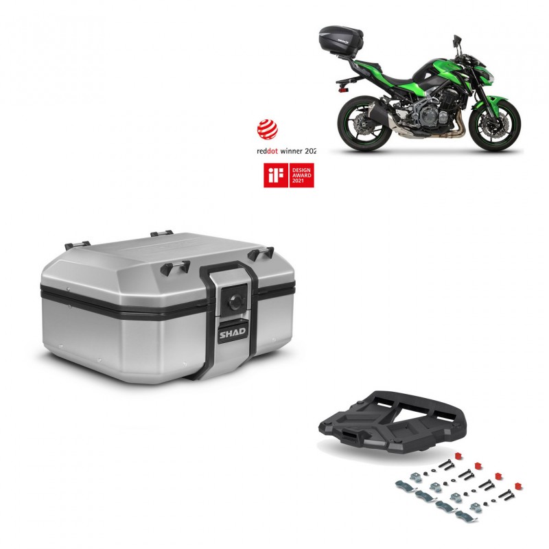 SHAD Baul trasero + parrilla soporte montaje TR37 TERRA KIT-447010