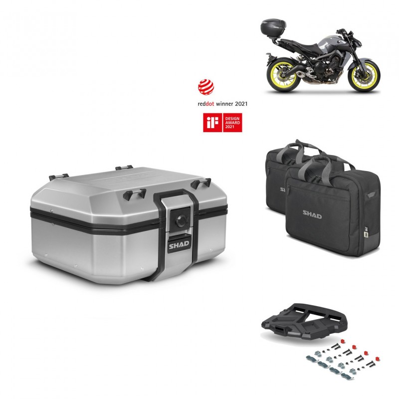 SHAD Baul trasero + parrilla soporte montaje accesorios TR37 TERRA KIT-447024