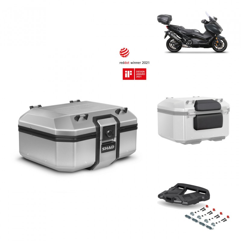 SHAD Baul trasero + parrilla soporte montaje accesorios TR37 TERRA KIT-447027