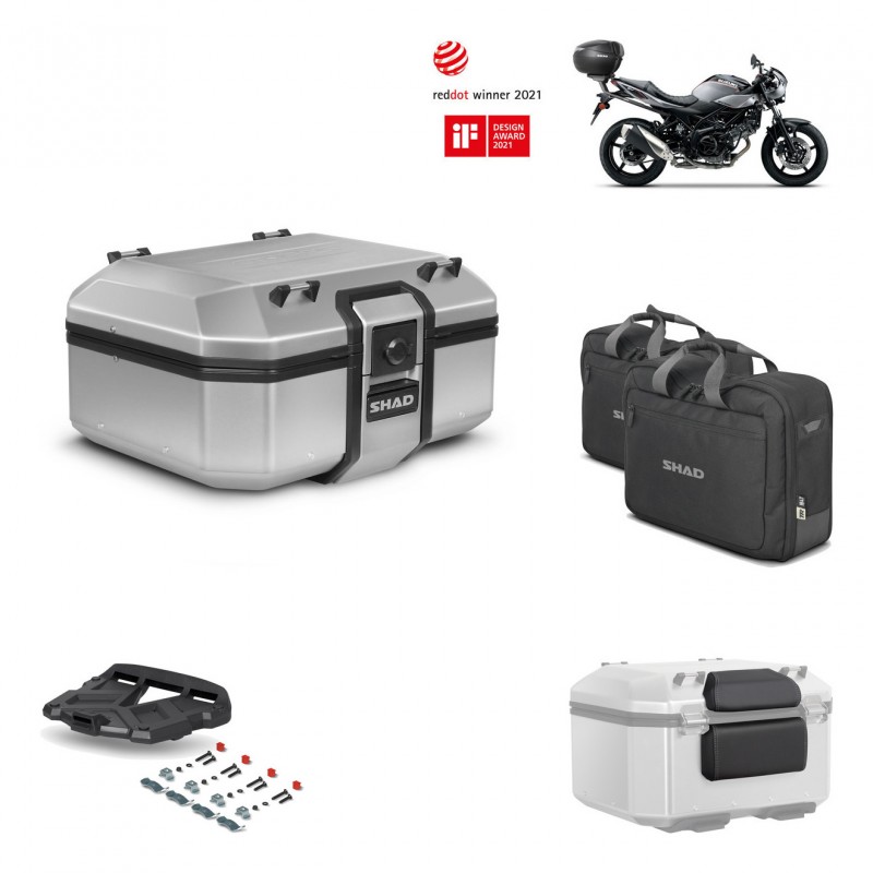 SHAD Baul trasero + parrilla soporte montaje accesorios TR37 TERRA KIT-447069