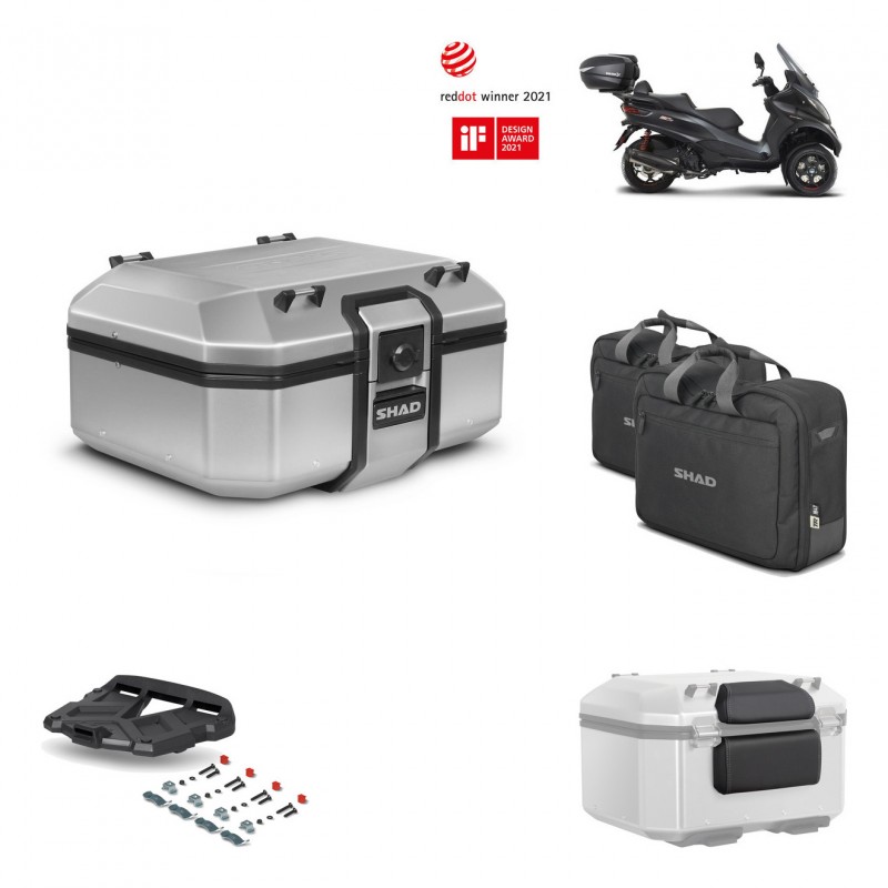 SHAD Baul trasero + parrilla soporte montaje accesorios TR37 TERRA KIT-447073