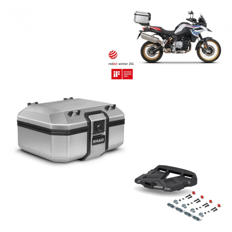 SHAD Baul trasero + parrilla soporte montaje TR37 TERRA KIT-447074