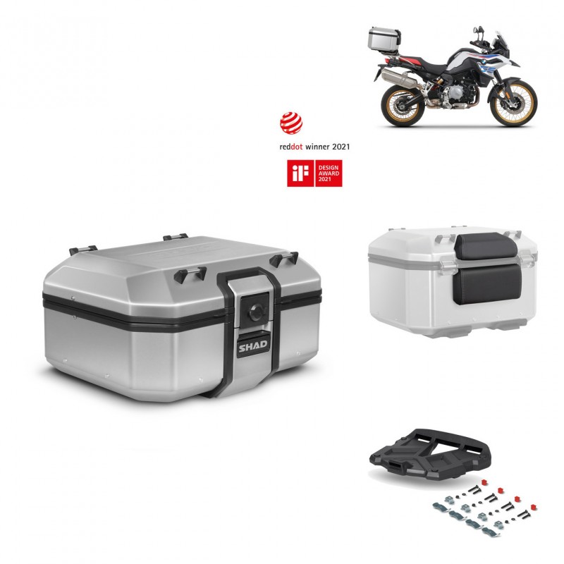 SHAD Baul trasero + parrilla soporte montaje accesorios TR37 TERRA KIT-447075