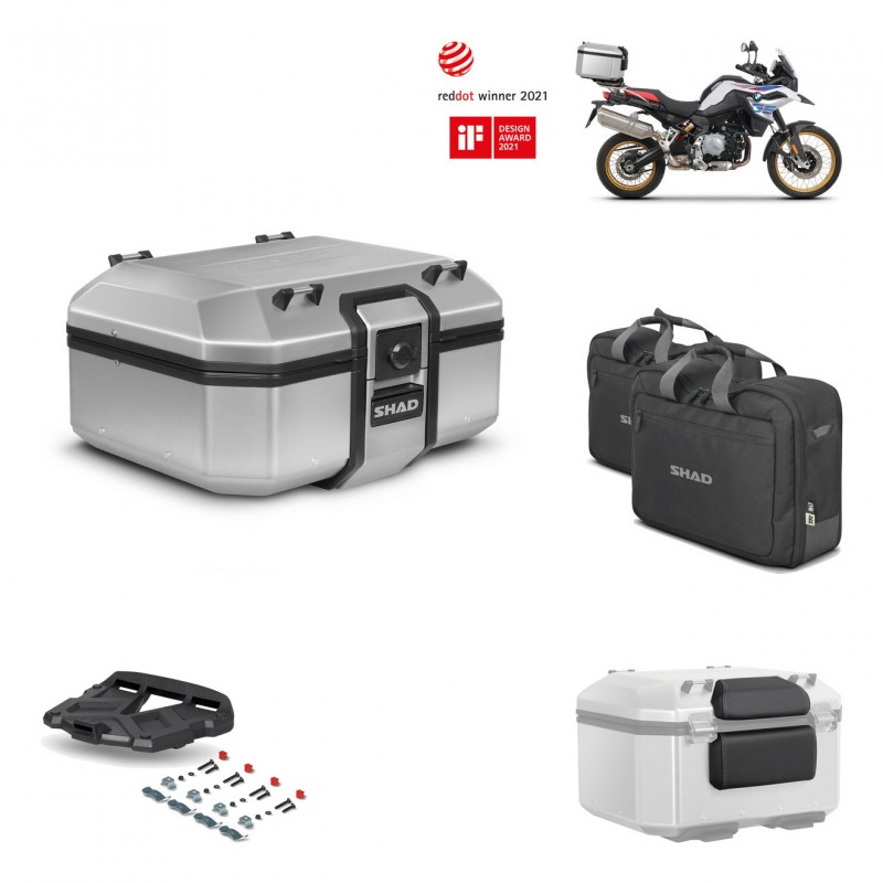 SHAD Baul trasero + parrilla soporte montaje accesorios TR37 TERRA KIT-447077