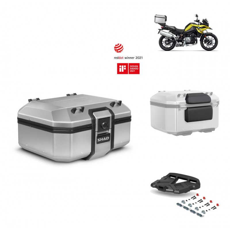 SHAD Baul trasero + parrilla soporte montaje accesorios TR37 TERRA KIT-447091