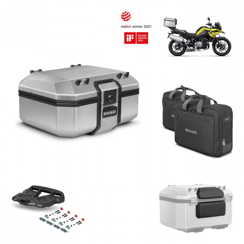 SHAD Baul trasero + parrilla soporte montaje accesorios TR37 TERRA KIT-447093