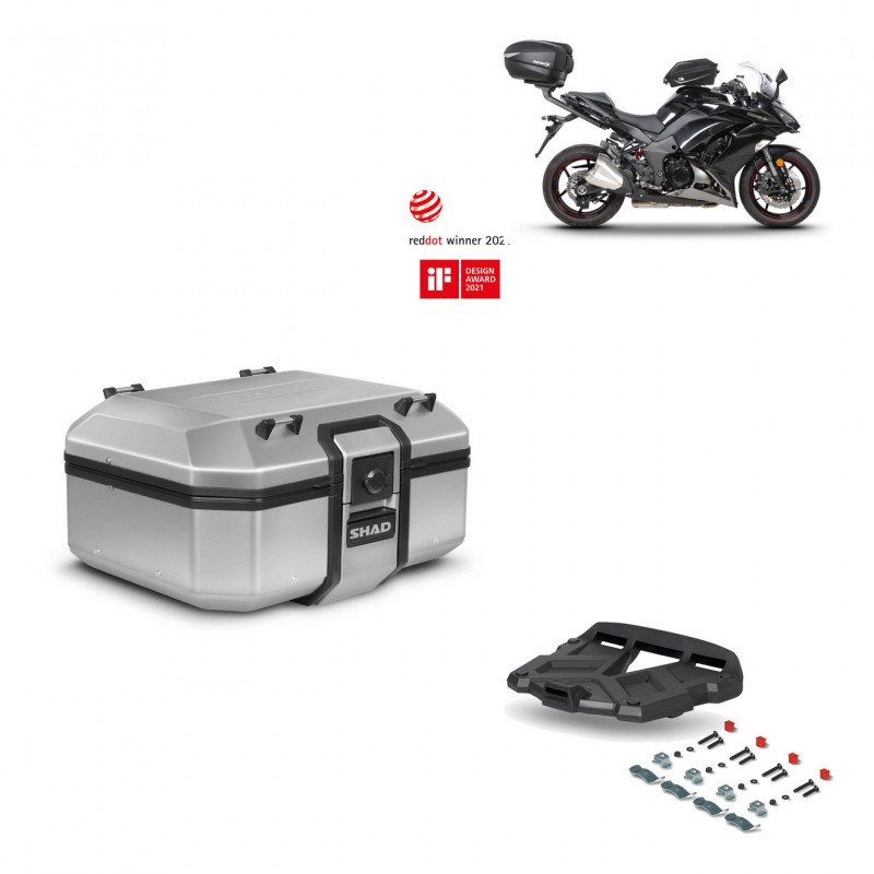 SHAD Baul trasero + parrilla soporte montaje TR37 TERRA KIT-447098