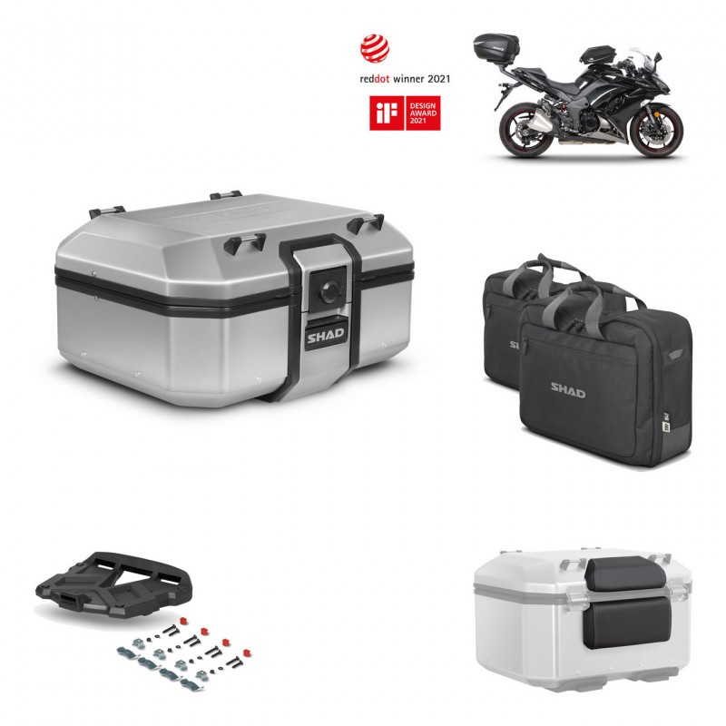 SHAD Baul trasero + parrilla soporte montaje accesorios TR37 TERRA KIT-447101