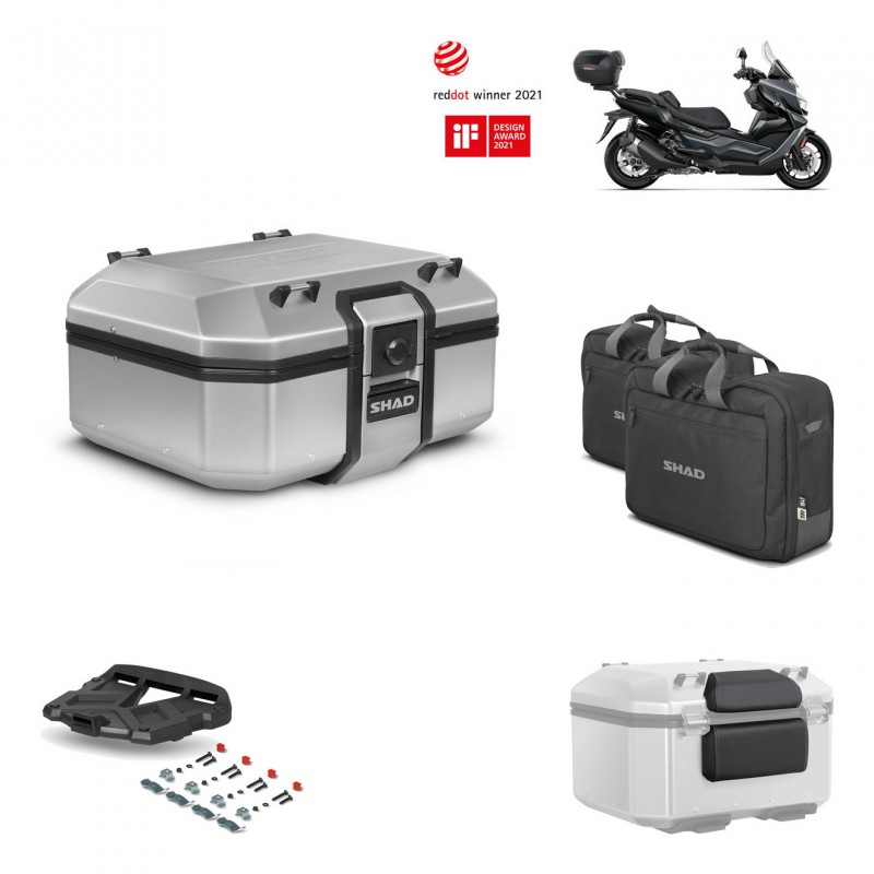 SHAD Baul trasero + parrilla soporte montaje accesorios TR37 TERRA KIT-447121
