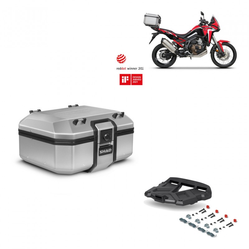 SHAD Baul trasero + parrilla soporte montaje TR37 TERRA KIT-447130