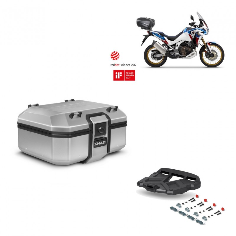SHAD Baul trasero + parrilla soporte montaje TR37 TERRA KIT-447134