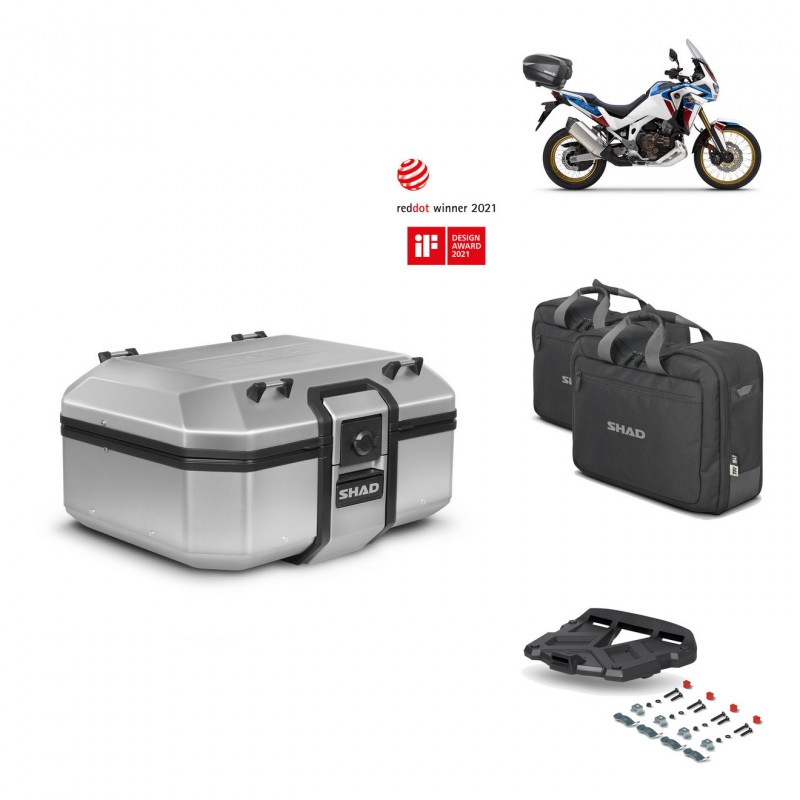 SHAD Baul trasero + parrilla soporte montaje accesorios TR37 TERRA KIT-447136