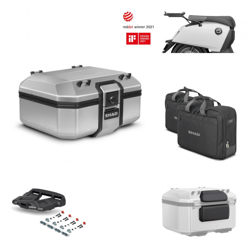 SHAD Baul trasero + parrilla soporte montaje accesorios TR37 TERRA KIT-447149