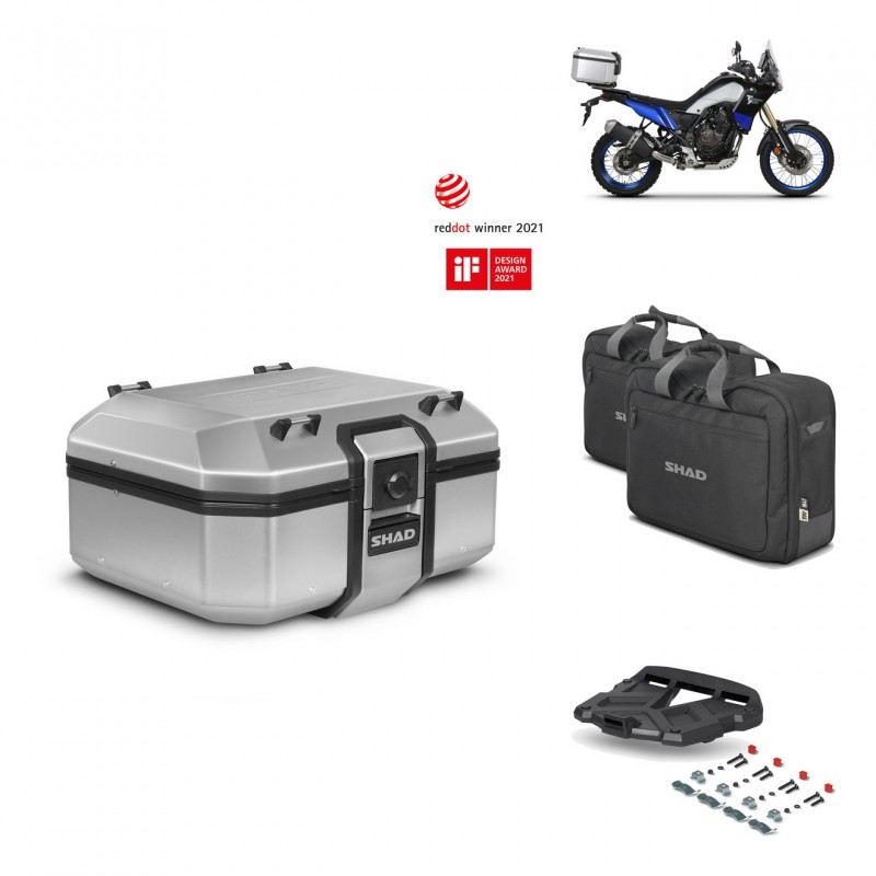 SHAD Baul trasero + parrilla soporte montaje accesorios TR37 TERRA KIT-447159