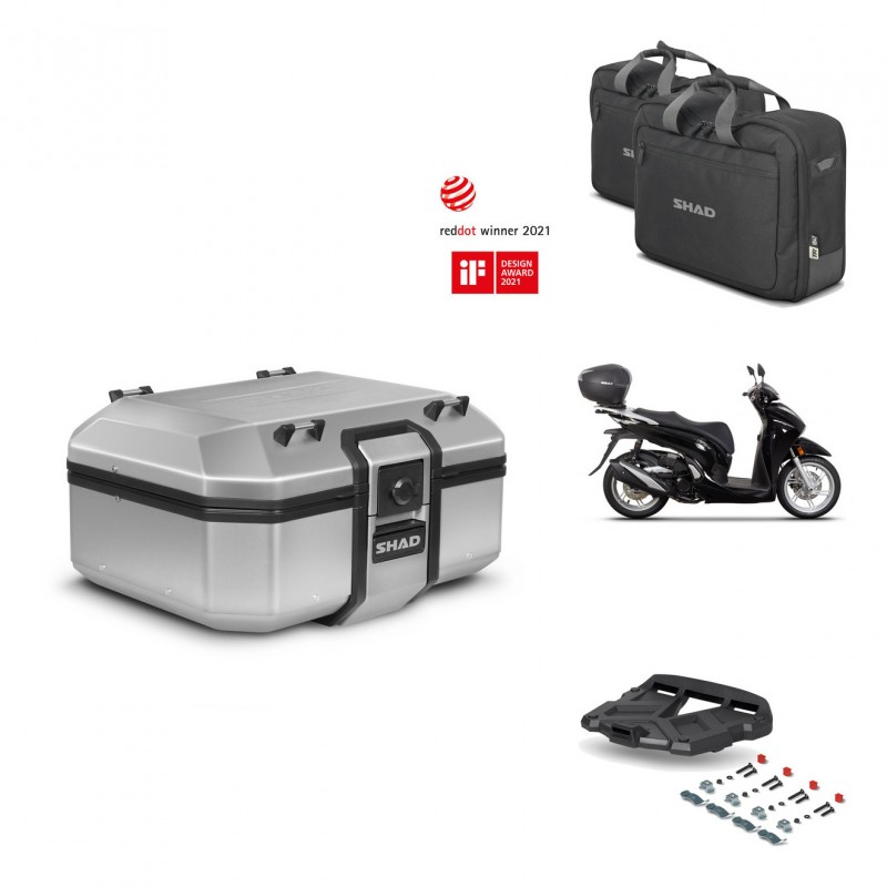 SHAD Baul trasero + parrilla soporte montaje accesorios TR37 TERRA KIT-447179