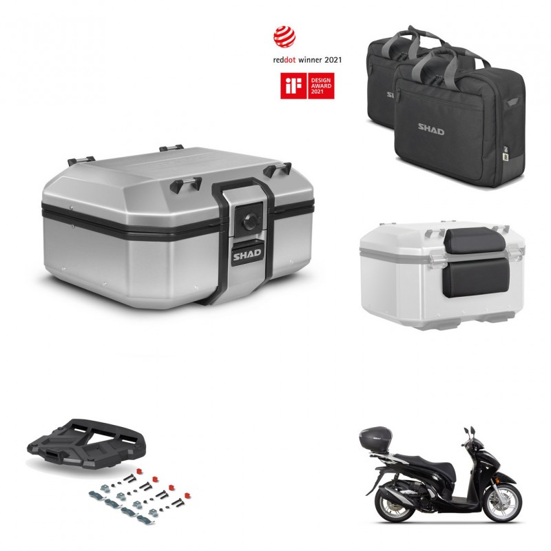 SHAD Baul trasero + parrilla soporte montaje accesorios TR37 TERRA KIT-447180