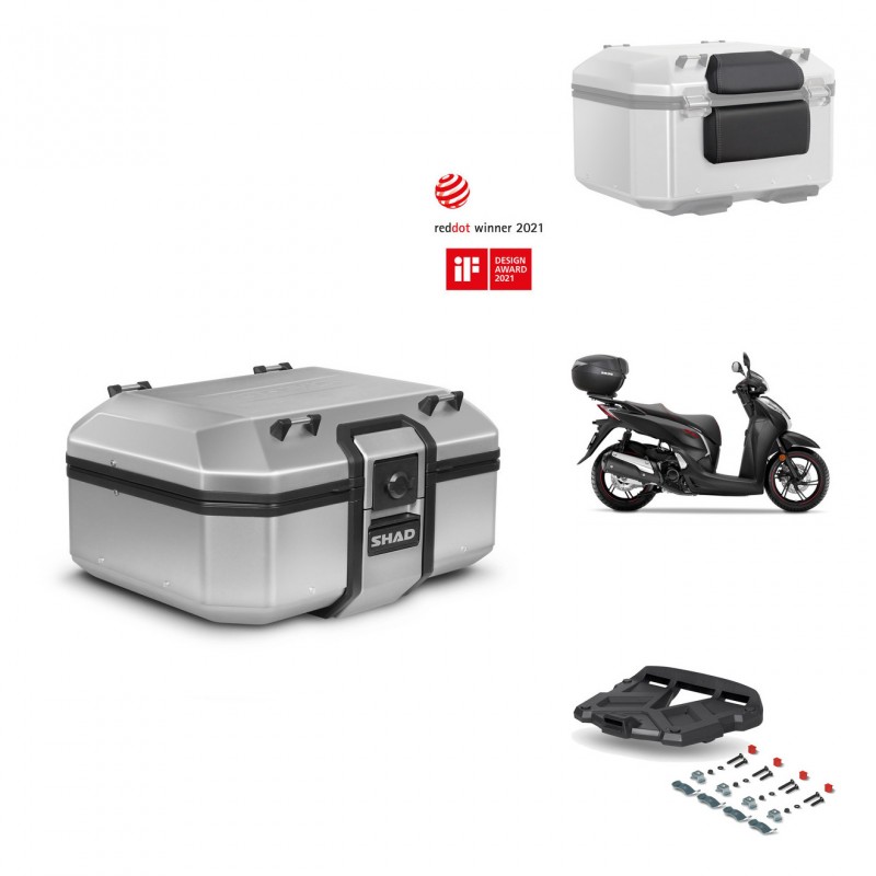 SHAD Baul trasero + parrilla soporte montaje accesorios TR37 TERRA KIT-447182