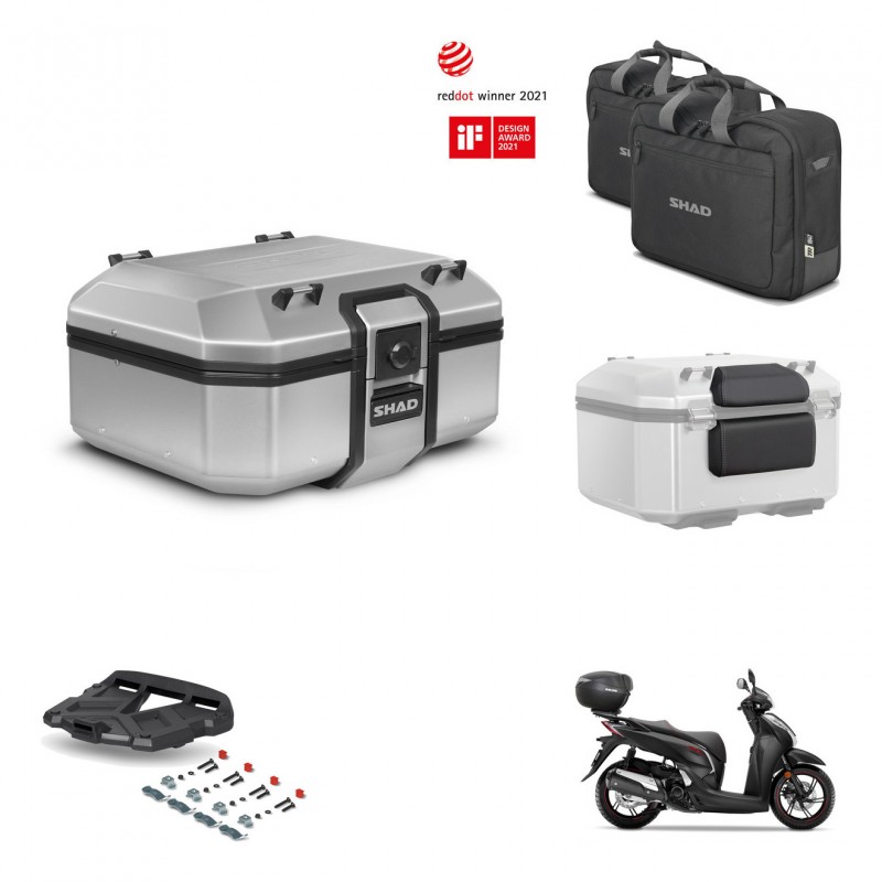 SHAD Baul trasero + parrilla soporte montaje accesorios TR37 TERRA KIT-447184