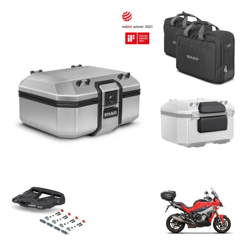 SHAD Baul trasero + parrilla soporte montaje accesorios TR37 TERRA KIT-447220