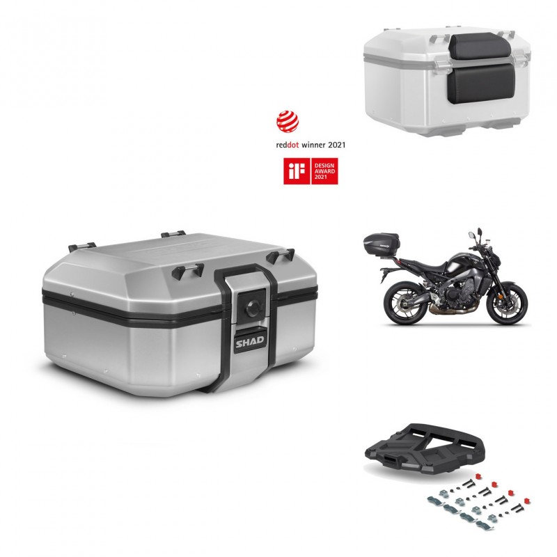 SHAD Baul trasero + parrilla soporte montaje accesorios TR37 TERRA KIT-447230