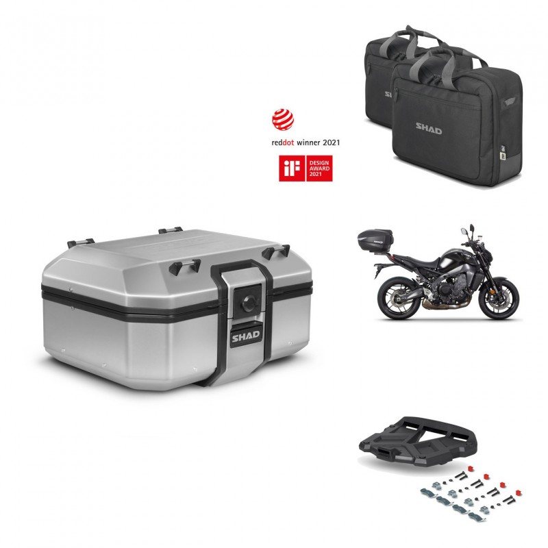SHAD Baul trasero + parrilla soporte montaje accesorios TR37 TERRA KIT-447231