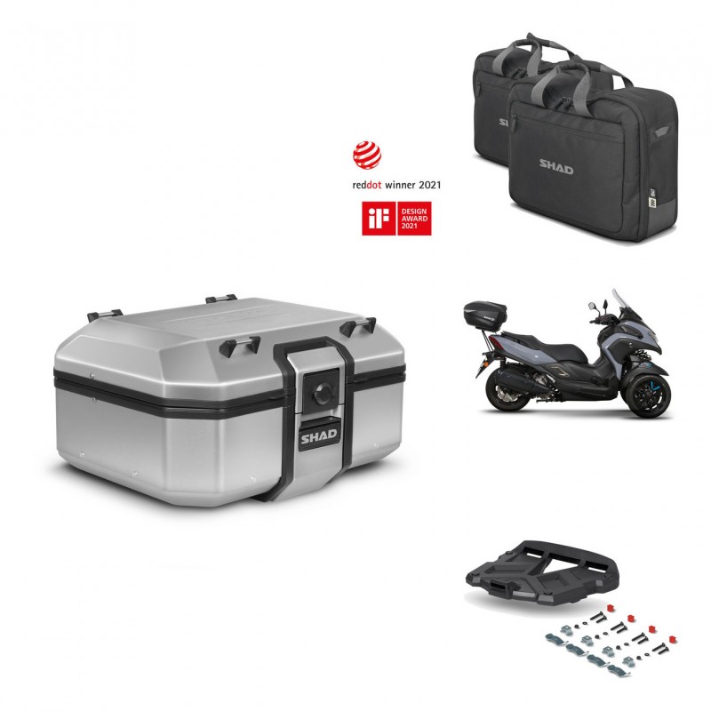 SHAD Baul trasero + parrilla soporte montaje accesorios TR37 TERRA KIT-447235