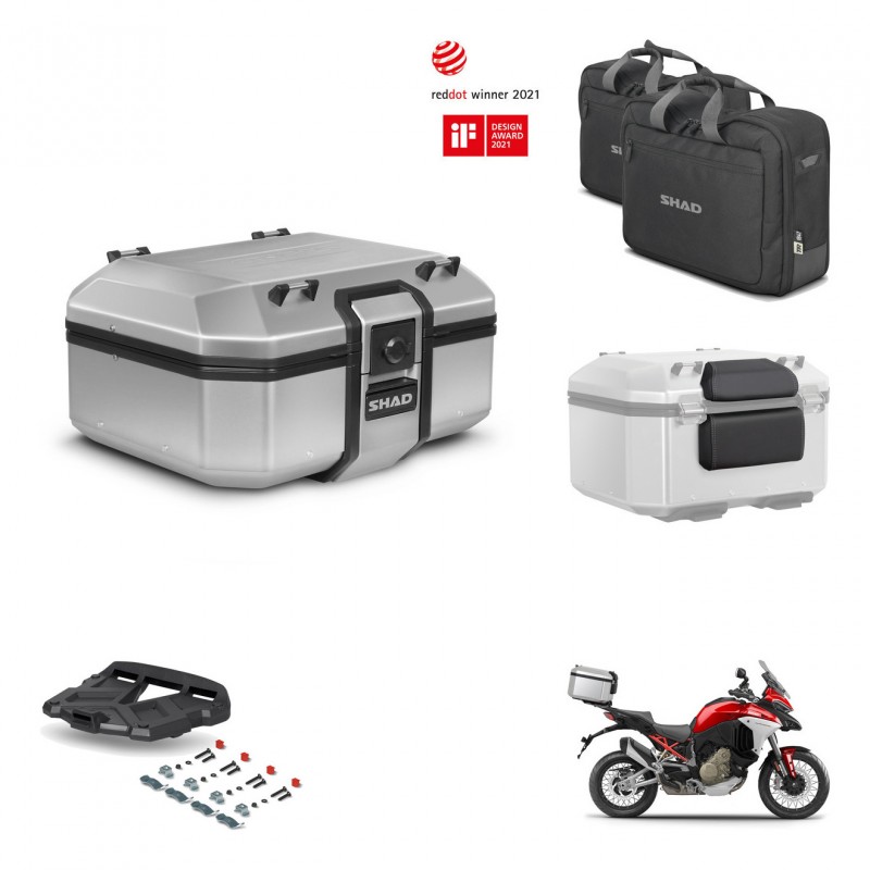 SHAD Baul trasero + parrilla soporte montaje accesorios TR37 TERRA KIT-447244