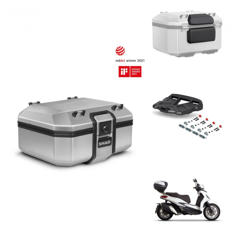 SHAD Baul trasero + soporte montaje parrilla accesorios TR37 TERRA KIT-447258
