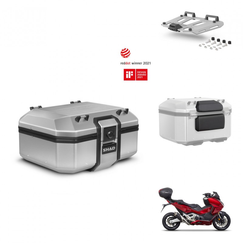 SHAD Baul trasero + soporte montaje parrilla accesorios TR37 TERRA KIT-447278