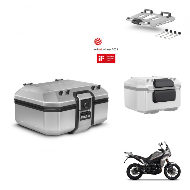 SHAD Baul trasero + soporte montaje parrilla accesorios TR37 TERRA KIT-447300