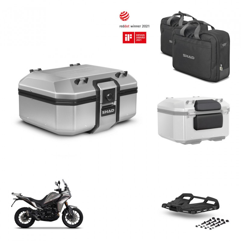 SHAD Baul trasero + soporte montaje parrilla accesorios TR37 TERRA KIT-447306